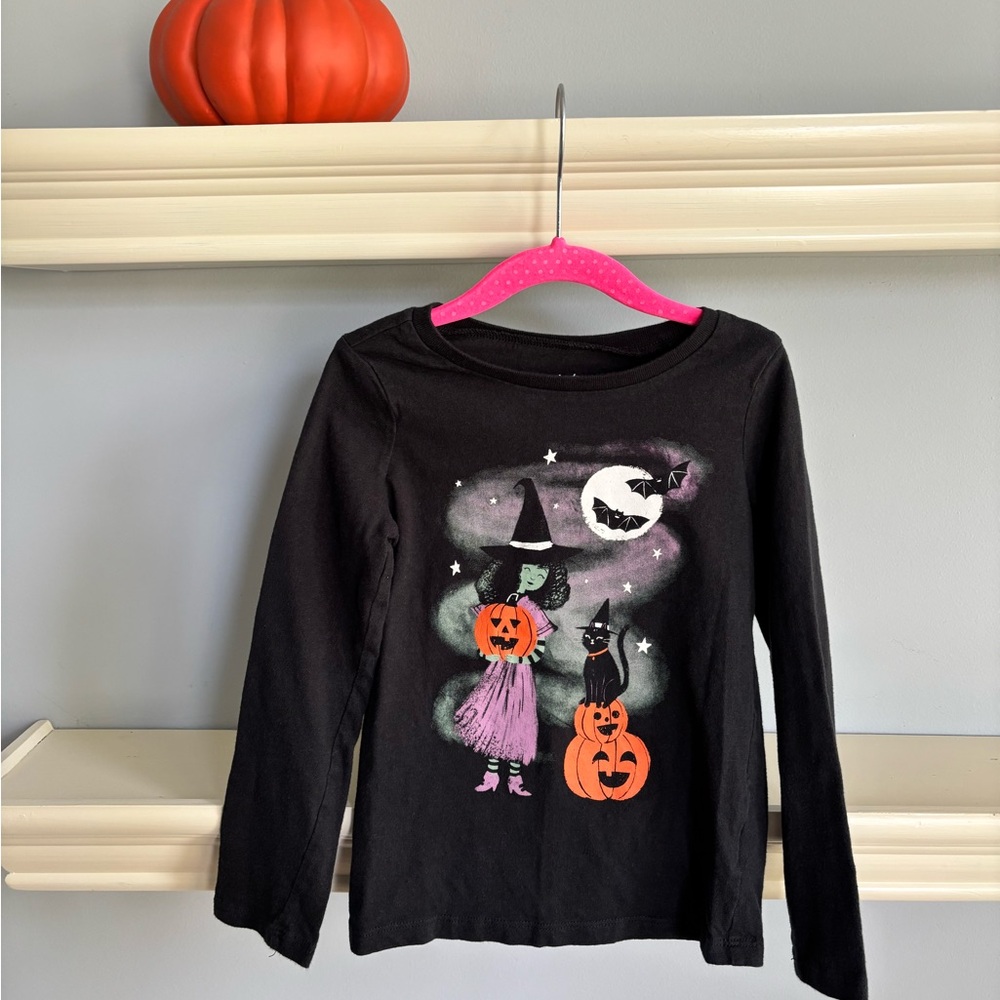 Carter's Black Halloween Long Sleeve Tee